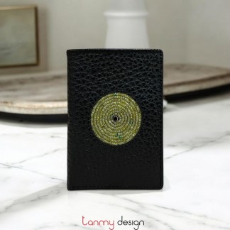 Ví da Iris đựng card đen 10,5*1,5*7,5 cm